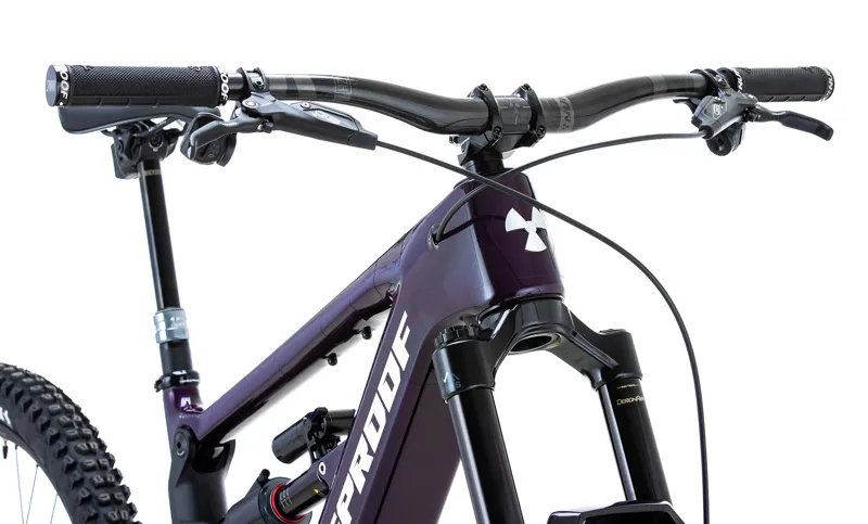 Nukeproof Megawatt 297 Pro Carbon E-Mountain Bike GX Eagle in Raw Purple-9